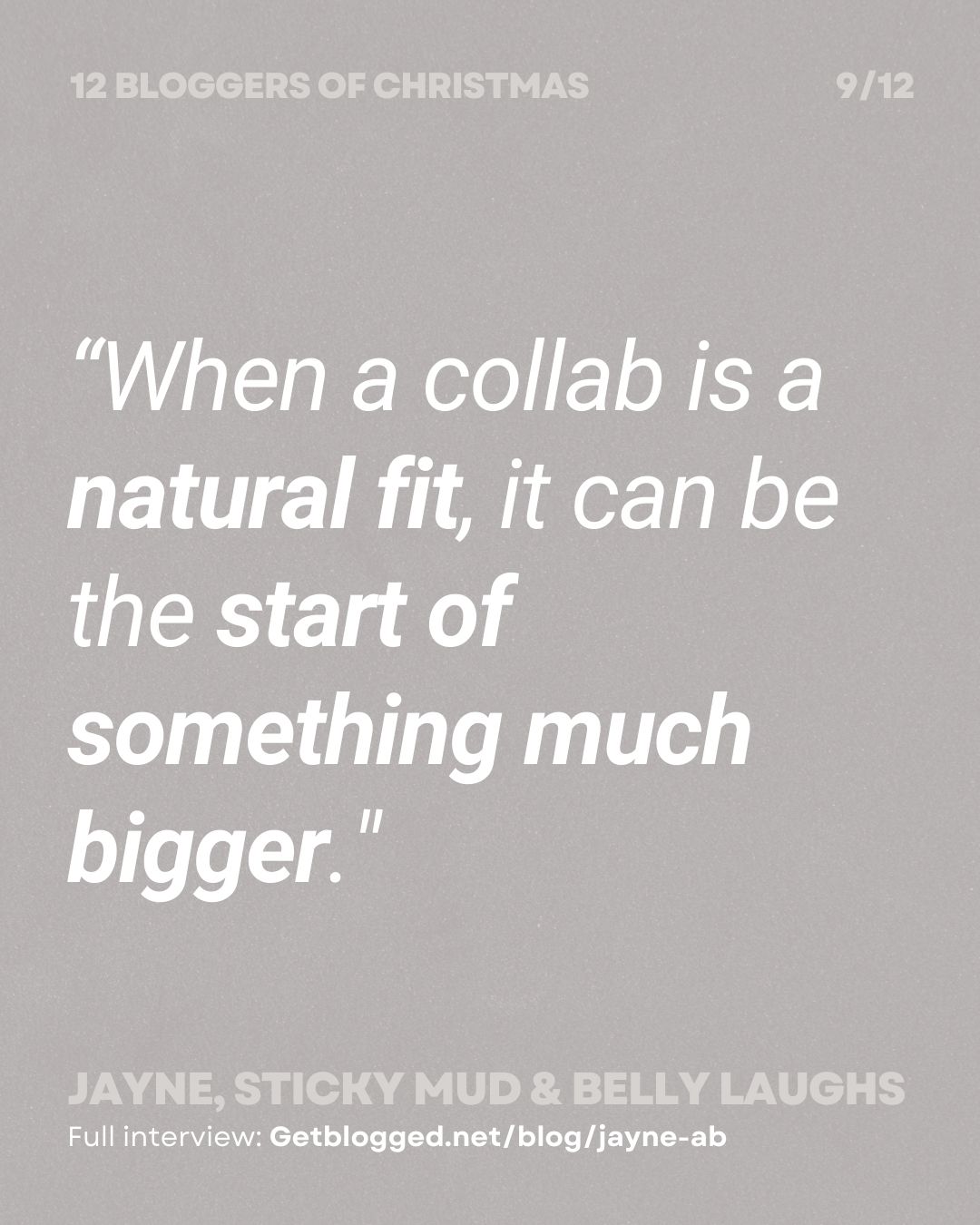 “When a collab is a natural fit, it can be the start of something much bigger."
